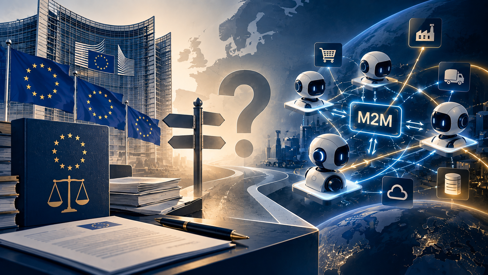 La Comisión Europea no consigue aclarar el estatus legal de los agentes de IA en el AI Act y deja a los agentes M2M en zona gris